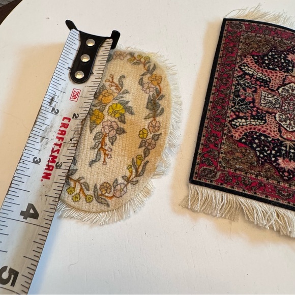 Vintage dollhouse accessories rugs - Picture 3 of 5